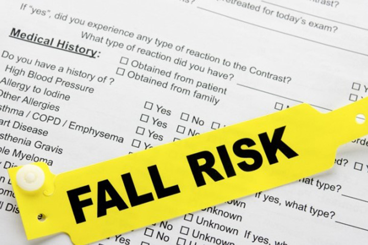 senior fall risk chart